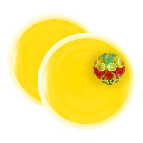 Flicka fånga-och-kasta-bollspel Gul | Inget reklamtryck