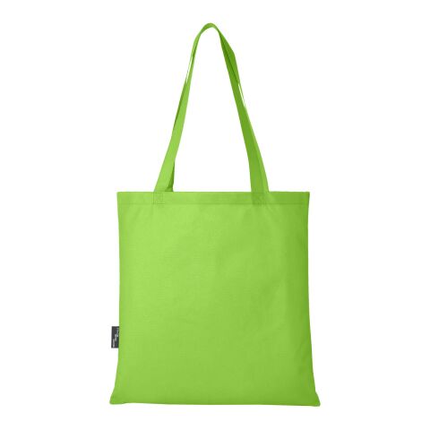 Zeus tygväska av GRS-återvunnen non-woven, 6 l Limegrön