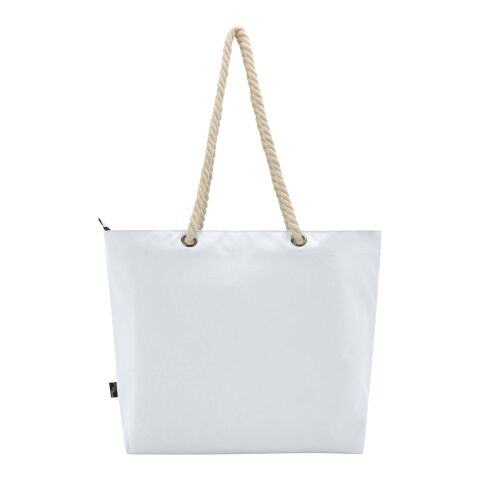 Panama kylväska för stranden med snörhandtag av återvunnen GRS Standard | Vit | Inget reklamtryck | Inte tillgängligt | Inte tillgängligt