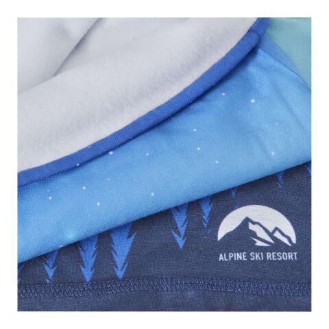 Lara sublimerad multiscarf med lager av fleece och fållar Transparent vit | Not applicable | Sublimering | baksida (på reflekterande skikt) | 250 mm x 500 mm