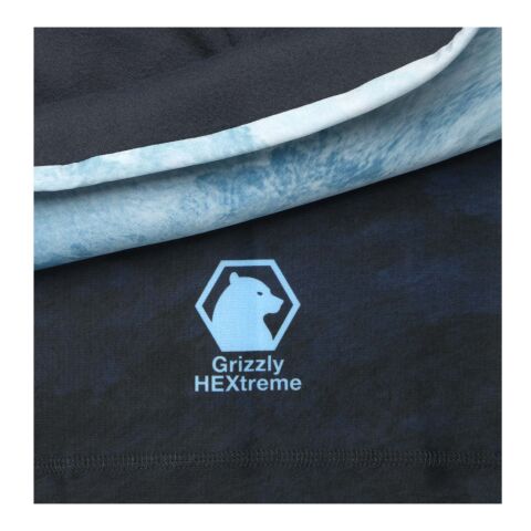Zoya sublimerad multiscarf med fållar och fleecelager i RPET Grafit | Inte tillgängligt | Sublimering | all over | 450 mm x 500 mm