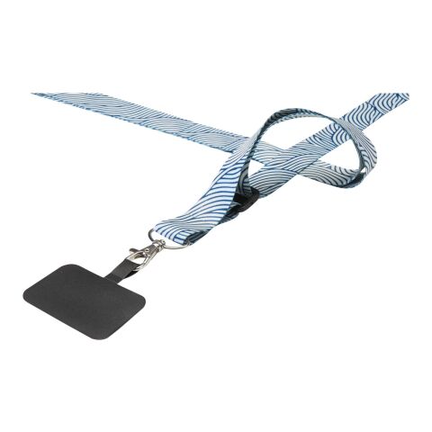 Lyra sublimerat och justerbart logoband med telefonhållare Vit | Inget reklamtryck | Inte tillgängligt | Inte tillgängligt