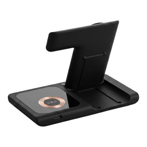 SCX.design W38 MagStand – trådlös laddningsstation 4-i-1 Svart