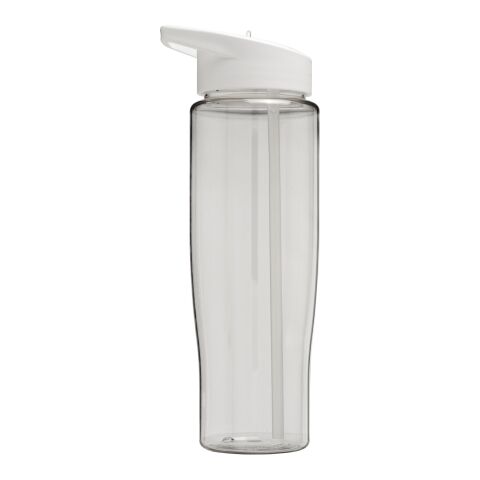 H2O Tempo® 700 ml sportflaska med piplock Transparent-Vit | Inget reklamtryck | Inte tillgängligt | Inte tillgängligt