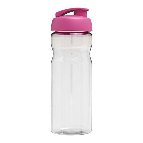 H2O Base® 650 ml sportflaska med uppfällbart lock Transparent-Rosa | Inget reklamtryck | Inte tillgängligt | Inte tillgängligt