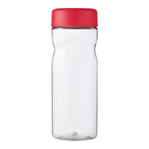 H2O Eco Base 650 ml screw cap water bottle Vit-Röd