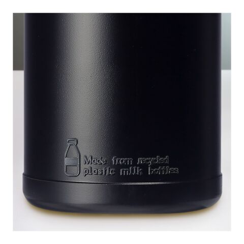 Baseline återvunnen sportflaska på 500 ml Svart-Vit | Inget reklamtryck | Inte tillgängligt | Inte tillgängligt