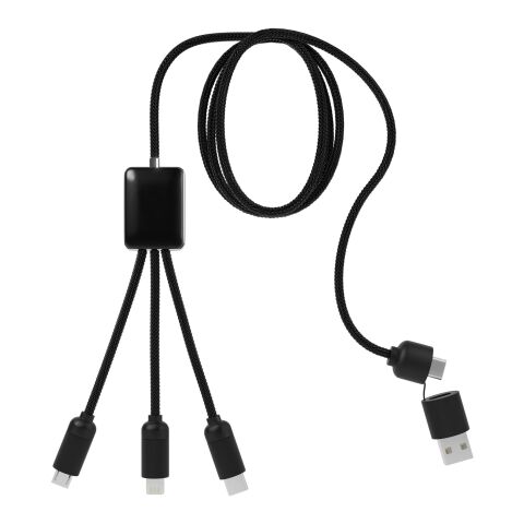 SCX.design C28 5-i-1 förlängd laddningskabel Standard | Röd-Svart | Inget reklamtryck | Inte tillgängligt | Inte tillgängligt