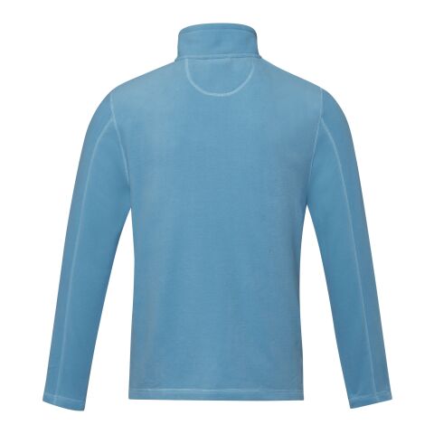 Amber herrjacka av återvunnen GRS-fleece med hel dragkedja NXT blå | 3XL