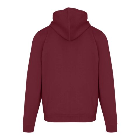 Jasper 280 g/m² unisex-huvtröja av återvunnet ekologiskt OCS-material Djup vinröd | L