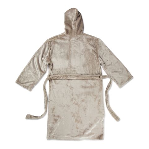 VINGA Louis plush GRS RPET morgonrock, S/M grå | Inget reklamtryck | Inte tillgängligt | Inte tillgängligt | Inte tillgängligt