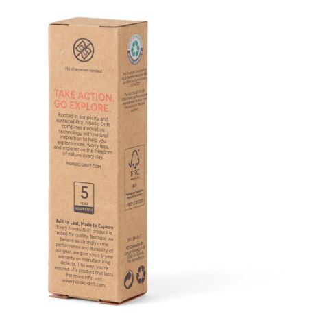 Nordic Drift Trail RCS Portabel Infinity fickpenna m kompass svart | Inget reklamtryck | Inte tillgängligt | Inte tillgängligt