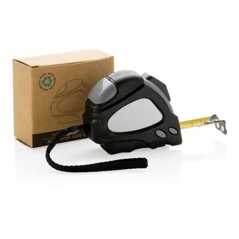 RCS återvunnen plast Auto stopp 5M/19mm måttband svart | Inget reklamtryck | Inte tillgängligt | Inte tillgängligt