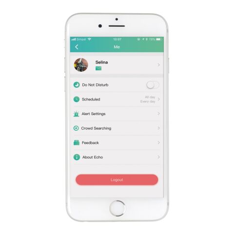 Square keyfinder 2.0 vit | Inget reklamtryck | Inte tillgängligt | Inte tillgängligt