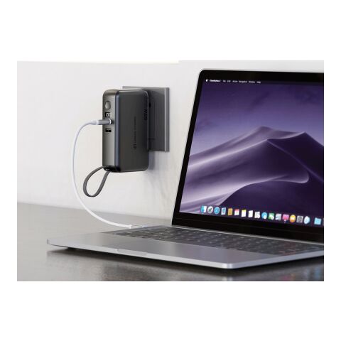 Urban Vitamin Eureka RCS återvunnen 65W hybridladdare svart | Inget reklamtryck | Inte tillgängligt | Inte tillgängligt