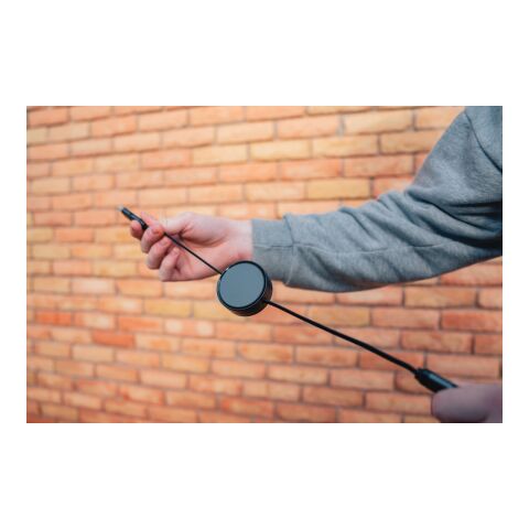 Terra utdragbar 6-i-1 kabel i RCS återvunnen aluminium grå | Inget reklamtryck | Inte tillgängligt | Inte tillgängligt