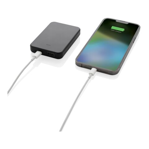 Boostcore RCS powerbank i återvunnen plast 5.000mAh med USB svart | Inget reklamtryck | Inte tillgängligt | Inte tillgängligt