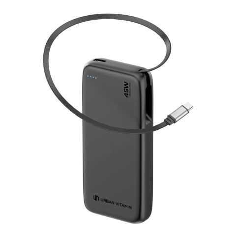 Urban Vitamin San Mateo 45W 20 000 mAh Powerbank svart | Inget reklamtryck | Inte tillgängligt | Inte tillgängligt