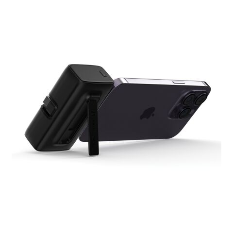 Urban Vitamin Los Angeles 20W PD powerbank i RCS rplast svart | Inget reklamtryck | Inte tillgängligt | Inte tillgängligt