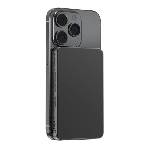 Urban Vitamin Marin 5000mAh magnetisk 15W trådlös powerbank svart | Inget reklamtryck | Inte tillgängligt | Inte tillgängligt