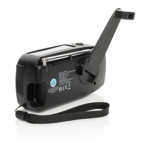 RescueWave RCS nödradio i återvunnen plast svart | Inget reklamtryck | Inte tillgängligt | Inte tillgängligt