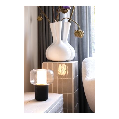 Lux 10 W högtalarlampa i återvunnen plast svart | Inget reklamtryck | Inte tillgängligt | Inte tillgängligt