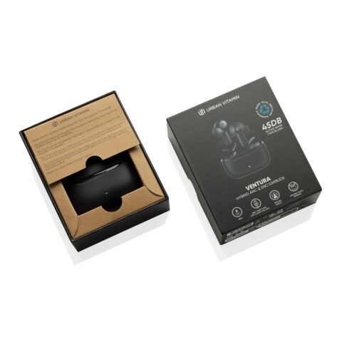 Urban Vitamin Ventura RCS Hybrid ANC &amp; ENC öronsnäckor svart | Inget reklamtryck | Inte tillgängligt | Inte tillgängligt