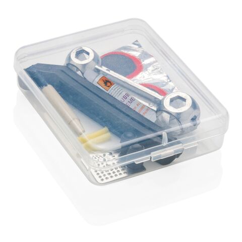 Kompakt reparationskit för cykel vit-svart | Inget reklamtryck | Inte tillgängligt | Inte tillgängligt