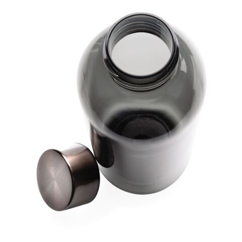 Läckagesäker vattenflaska med metallock svart | Inget reklamtryck | Inte tillgängligt | Inte tillgängligt