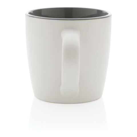 Keramikmugg med färgad insida vit-grå | Inget reklamtryck | Inte tillgängligt | Inte tillgängligt