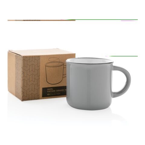 Keramikmugg vintage grå | Inget reklamtryck | Inte tillgängligt | Inte tillgängligt