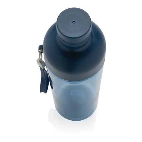 Impact läckagesäker vattenflaska 600ml RCS återvunnen PET marinblå | Inget reklamtryck | Inte tillgängligt | Inte tillgängligt