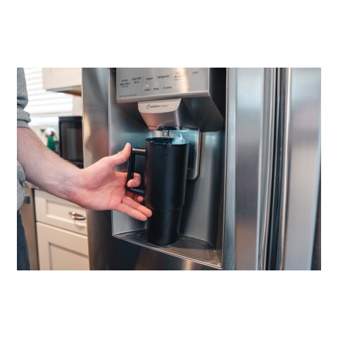 Tana mugg med handtag 900ml RCS återvunnen plast svart | Inget reklamtryck | Inte tillgängligt | Inte tillgängligt