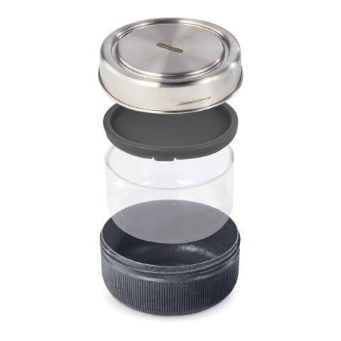 Black+Blum Lunchskål i glas 750 ml silver | Inget reklamtryck | Inte tillgängligt | Inte tillgängligt