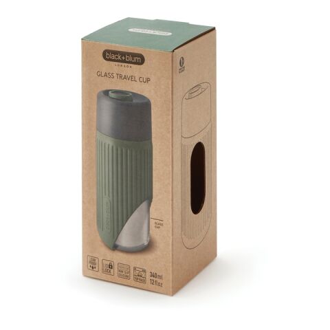 Black+Blum Resemugg i Glas 340ML olivgrön