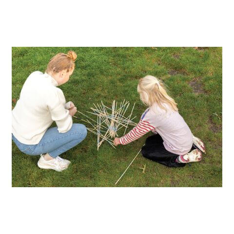 Jumbo plockepinn/mikado i bambu brun | Inget reklamtryck | Inte tillgängligt | Inte tillgängligt