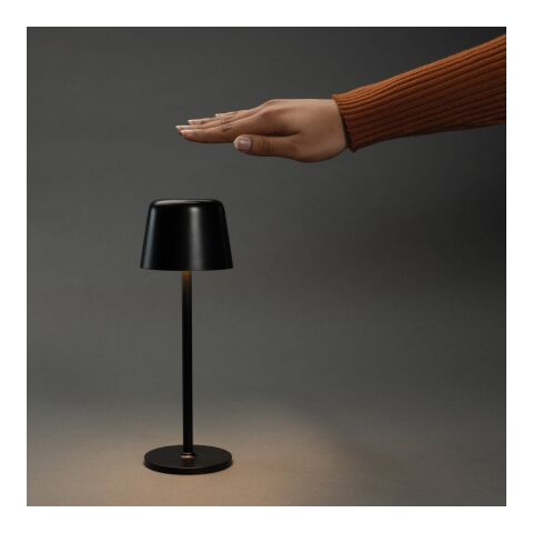 Zenic RCS återvunnen plast USB laddningsbar bordslampa svart | Inget reklamtryck | Inte tillgängligt | Inte tillgängligt