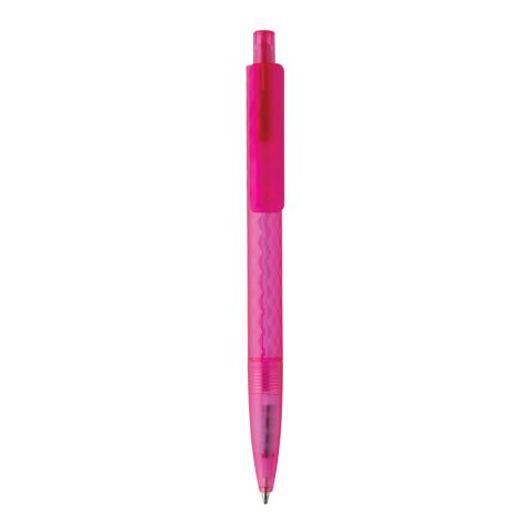 X3 GRS återvunnen PC-plastpenna frostad rosa | Inget reklamtryck | Inte tillgängligt | Inte tillgängligt