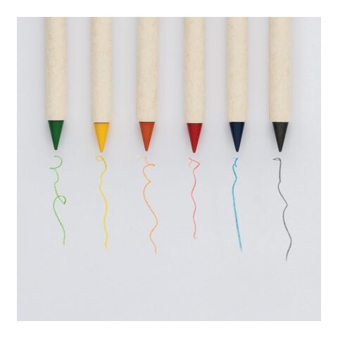 Micki GRS infinity 6 st färgpennset vit | Inget reklamtryck