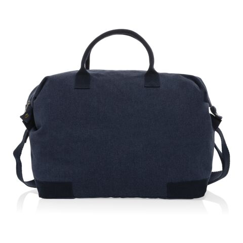 Kezar AWARE™ 500 gsm weekendväska i återvunnen canvas marinblå | Inget reklamtryck | Inte tillgängligt | Inte tillgängligt | Inte tillgängligt