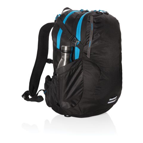 Explorer ribstop medium hikingryggsäck 26L PVC-fri svart-blå | Inget reklamtryck | Inte tillgängligt | Inte tillgängligt | Inte tillgängligt