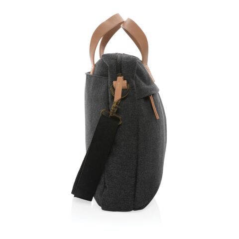 Impact AWARE™ laptopväska i 16 oz. återvunnen canvas svart