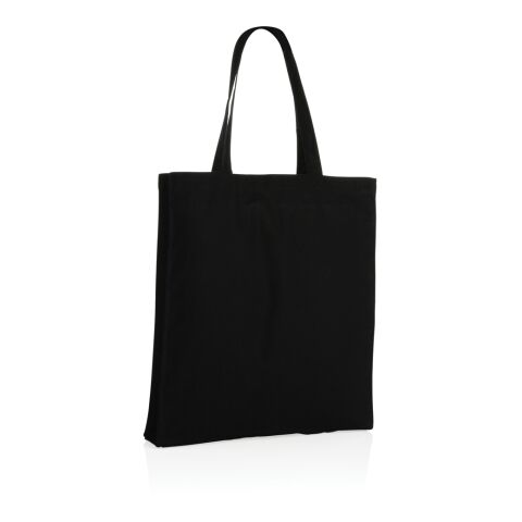 Impact AWARE™ shoppingkasse m. bälg, återvunnen bomull 145gr svart | Inget reklamtryck | Inte tillgängligt | Inte tillgängligt | Inte tillgängligt