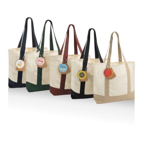 SHOP LOCAL AWARE™ återvunnen bomull 350 gsm Toteväska svart