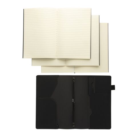 Daily Notes Binder 3-i-1 refill PU anteckningsbok svart | Inget reklamtryck | Inte tillgängligt | Inte tillgängligt