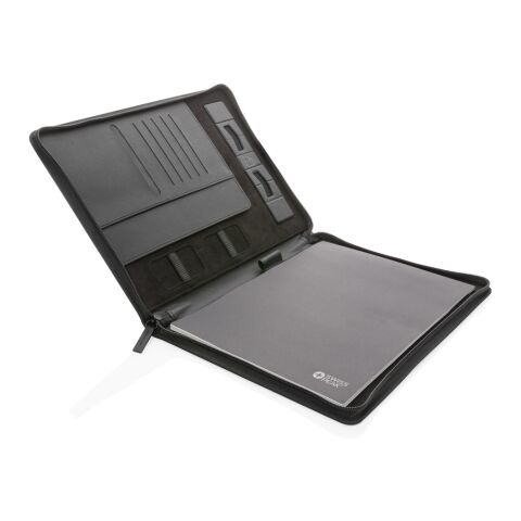 Swiss Peak Heritage A4 portfolio i RCS PU svart | Inget reklamtryck | Inte tillgängligt | Inte tillgängligt