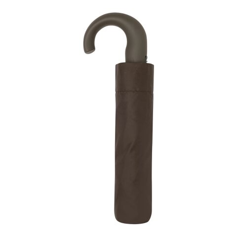 KENTO URBAN21" AWARE™ 190T RPET paraply auto öppn/stängn brun