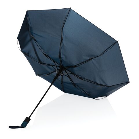 21" Impact AWARE™ RPET 190T auto open paraply marinblå | Inget reklamtryck | Inte tillgängligt | Inte tillgängligt