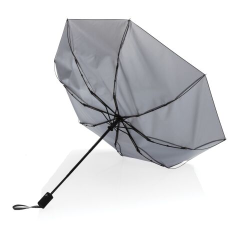 21" Impact AWARE™ RPET 190T auto open/close paraply grå | Inget reklamtryck | Inte tillgängligt | Inte tillgängligt