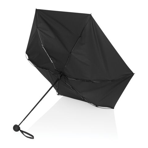 19,5” Aware™ RPET super mini manuell 190T Pongee paraply svart | Inget reklamtryck | Inte tillgängligt | Inte tillgängligt